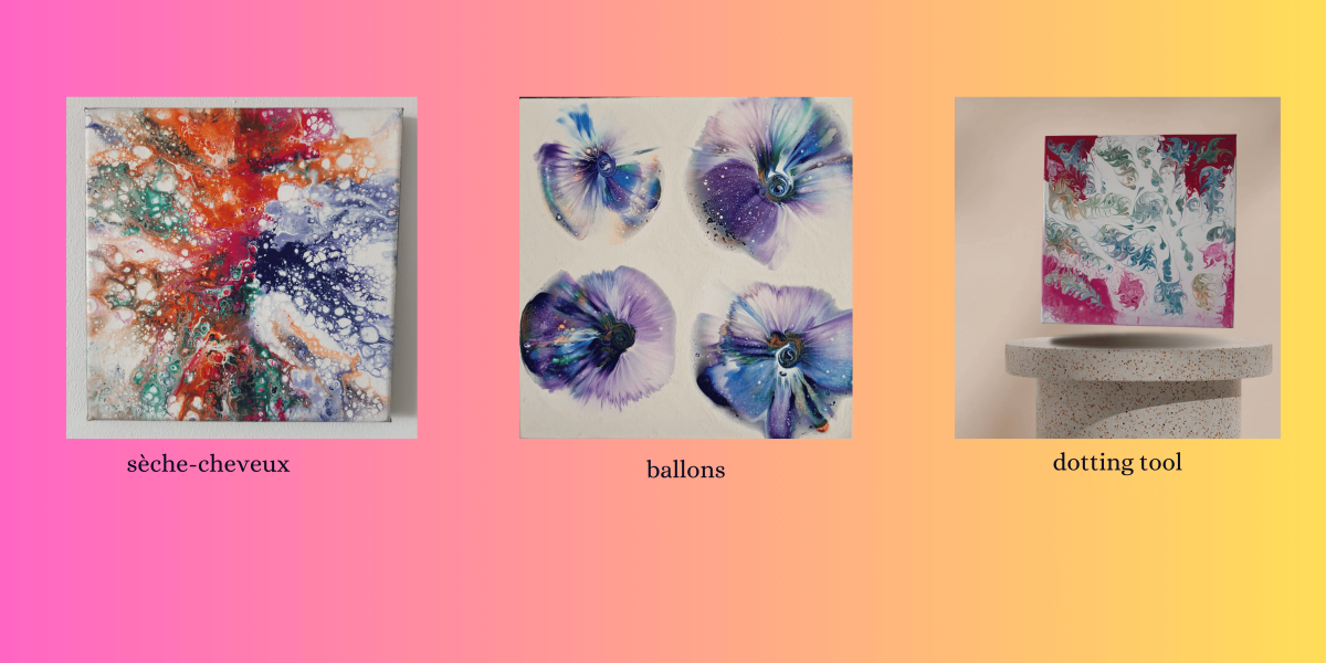 Mes 3 techniques favorites pour une peinture unique et maîtrisée.